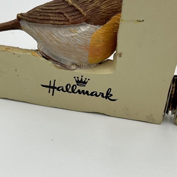 Hallmark Marjolein Bastin Nature's Sketchbook NOEL Hinged Sign faux resin Birch - Picture 10 of 11